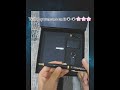 ASMR - Let's unbox a 🖤BLACK🖤 stationery SET!✨️ ASMR BLACK NOTEBOOK, POWERBANK, PEN, KEYCHAIN🖤🖤🖤