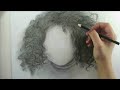 How to Draw CURLY Hair the RIGHT WAY!