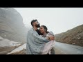 A Snowy Souffle | Trending Pre Wedding Video of Harita & Harinath