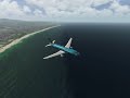 Aerofly Vietnam Airlines Boeing 737 Amazing Landing at Los Angeles Airport