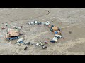 Mesmerizing Aerial Views of surreal Desert transformation after Epic  Rainstorm near Salton Sea, CA