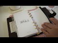 My Personal Planner Setup & Flip Through | Louis Vuitton MM Agenda in Damier Ebene