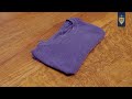 How To Fold A Shirt In 2 Seconds *Life Changing*