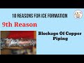 10 Reason For Ice Formation In Indoor Unit /split ac ke indoor me baraf jamta hai /ice forming on ac
