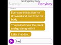Pony’s April Fools joke | the outsiders texting story( fake)