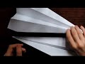 How To Fold A Paper Airplane That Flies Far. (Full HD)