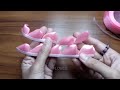 Amazing ribbon flower trick - Easy ROSES making with ruler - DIY