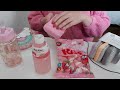 ASMR tout rose : haul/ retour de courses