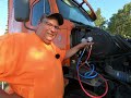 A/C basics...Using manifold gauges to determine a/c problems in a semi truck | a/c pressure readings