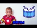 Fun with Balloons - Learn Colors and Alphabet by Super Bo Kids Show - Educational Video - Letter D