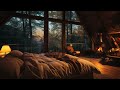 Sleep Soundly with Rain Thunderstorm Sounds on Window at Night - Natural Sound To Relax, Healing