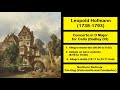 Leopold Hofmann (1738-1793) - Concerto in D Major for Cello (Badley D3)