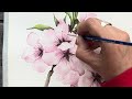 You NEED To Try This! Step-by-Step Watercolor Almond Blossoms!