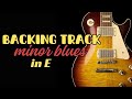 E Minor Blues BACKING TRACK JAM  - 45 bpm