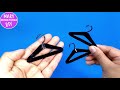 3 DIY How to make Miniature Crafts | mini Hangers, wall Clock and Lamp
