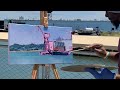 Plein Air Painting Landscape Episode 4 - Crane Cove #pleinair #artcommunity