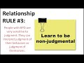 4 Rules for you and for a relationship with a child or partner with BPD