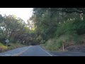 Driving off Old Santa Cruz Highway