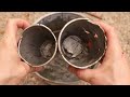 Turn Styrofoam cups into METAL - Experimental metal Casting - Lost foam casting