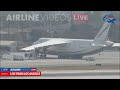 RARE Arrival: Antonov AN-124 Lands at LAX!