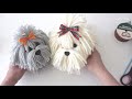 DIY: How to make wool PUPPIES STEP by STEP | fun CRAFTS