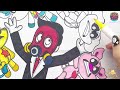 🌈  How to draw POPPY PLAYTIME chapter 3 /Color All Bosses /new coloring book / NCS