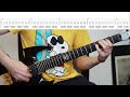 Black metal from France? Easy Deathspell Omega song! The suicide curse cover | Guitar tab | Tutorial