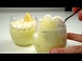 Creamy lemon mousse in 5 minutes - No eggs, no bake lemon dessert