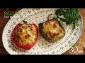 Italian stuffed peppers with cheese and herbs