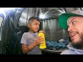 Eating ONLY Truckstop Food for 24 hours w/ My Son