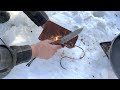 Deep Snow Camping - Winter Camping with Tent Stove
