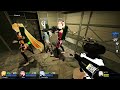 Fist fighting zombies! Left 4 Dead 2 Hard Rain Gameplay