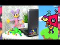 JAX reacts The Amazing Digital Circus - Poppy Playtime Chapter 3 - New TikTok Animation 45