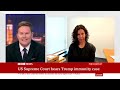 US Supreme Court debates Trump immunity claim | BBC News