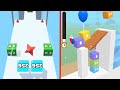 🥳 Happy cubes 2048 vs Jelly run 2048 gameplay part #1