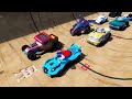 Ramps built for Superheroes SpiderMan race and Superhero Cars texture pack Hot Wheels car GTA V mods