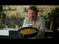 Jamie Oliver's One Pan Greens Pasta Bake