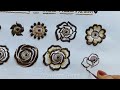 Henna Classes Day 5 | Introduction to Basic Henna Flowers| Henna Classes By Thouseens/ Learn henna