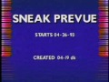 Sneak Prevue's 2nd audio feed (1994)