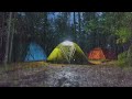Fall Asleep Fast in 3 MINUTES with Beautiful Heavy Rain on Tent in Forest | Sleep in a tent