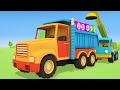 Car cartoon for kids & full episodes cartoon compilation - Learn numbers with street vehicles.