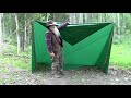 Awesome Easy Shelter Using Standard Square Tarp