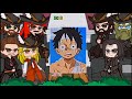 Pirates of Caribbean React to Luffy || TikTok Edits || Gacha React