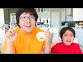 Homemade Ice Cream in a bag Kids easy DIY Science Experiments