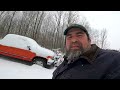 Winter Camping During a Storm | A Wintry Mix of Strong Wind Rain and Snow | Family Outdoor Adventure