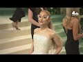 Watch Ariana Grande and Cynthia Erivo reunite on 2024 Met Gala carpet | NBC New York