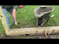 Pouring Concrete for High Tunnel | Taking care of a couple gardening  projects