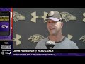 John Harbaugh Gives Injury Updates on Rashod Bateman & More | Baltimore Ravens