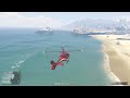 GTA ONLINE / Using helicopter to push my friend off the boat