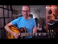 Use chord shapes from The CAGED System to play solo Blues guitar - Blues guitar lesson - EP578